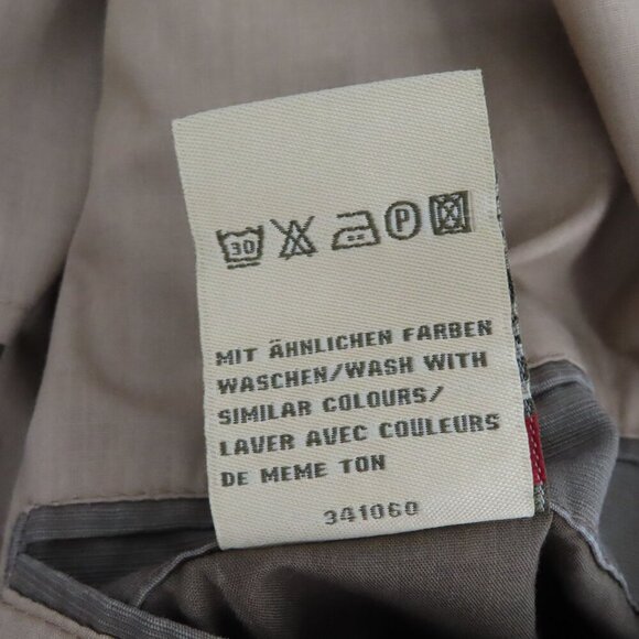 Adventure & Travel Men 54 Khaki Green Long Sleeve Collar Button Jacket Coat A&T - Picture 12 of 14